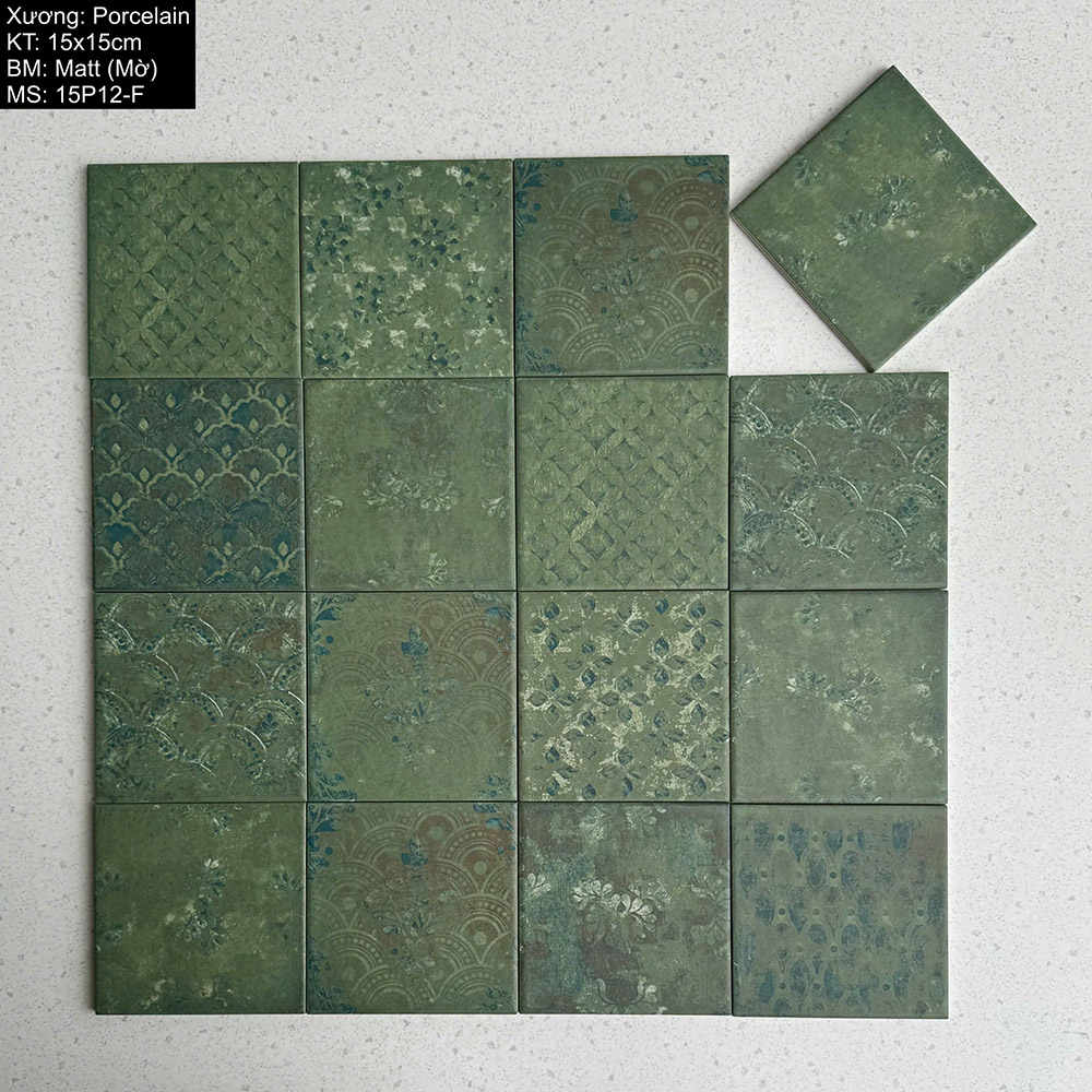Gạch giả cổ 15x15 cm 15P12-F